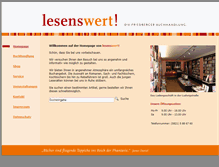 Tablet Screenshot of lesenswert-friedberg.de